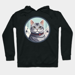 American Shorthair Cat Xmas Ornament Hoodie